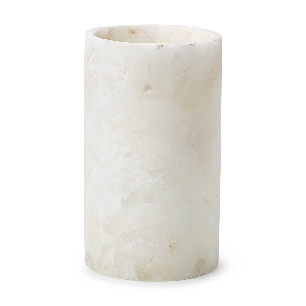 Alabaster värmeljushållare cylinder