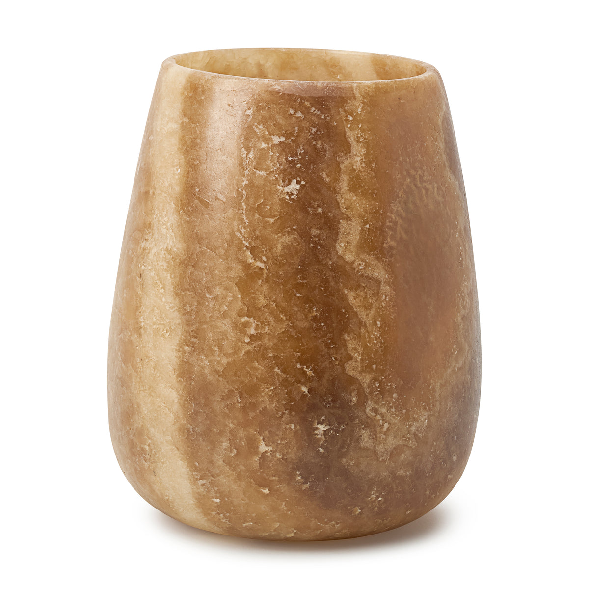 Alabaster Waxinelichthouder Druppel – Albast Kaarshouder
